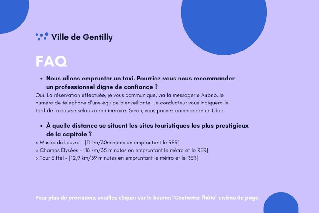 Appartement Cosy Au Calme, Proche De Paris Et Du Rer B 장티이 외부 사진